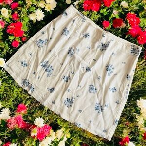 AEO Floral Mini Skirt